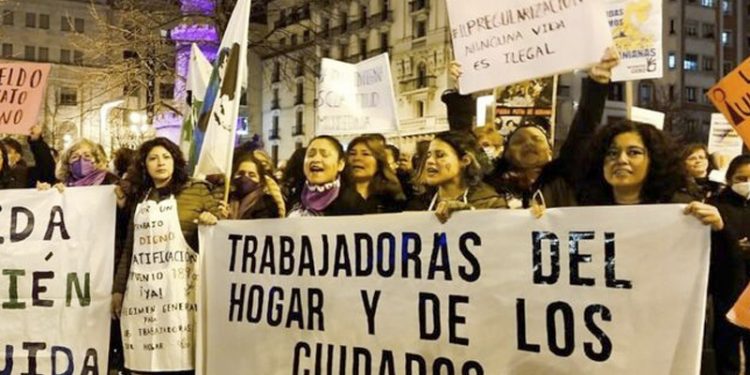 Trabajadora del hogar: “La única manera de acabar con esta explotación es luchando”