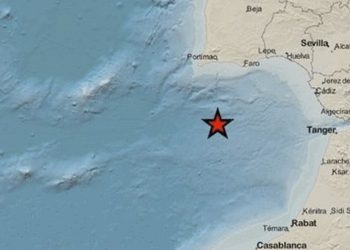 Registrado un terremoto en el Golfo de Cádiz de 5.4 grados en la escala Richter