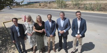 Comienzan las obras del desdoble de la carretera de acceso a Sanlúcar desde Chipiona
