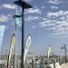 Farolas solares en los accesos a los pantalanes de Elcano dentro del programa de sostenibilidad del Sail GP
