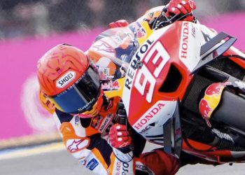 Márquez satisfecho con su rendimiento a pesar de la caída