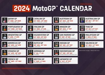 Publicado con el calendario provisional MotoGP 2024
